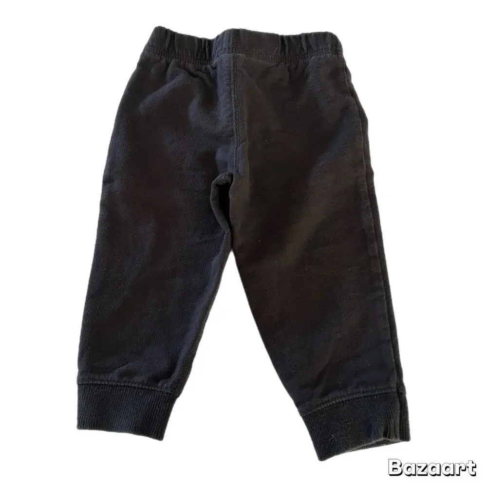 Carter's Faux Drawstring Casual Jogger Pant 12M Gray